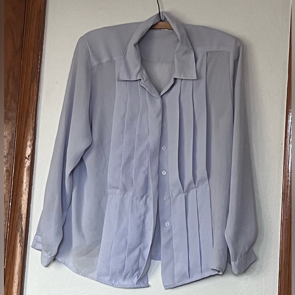 Lavender vintage blouse